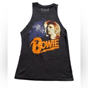 BOWIE "DAVID BOWIE IS FOREVER" AGO - Gray Graphic T Shirt in Small